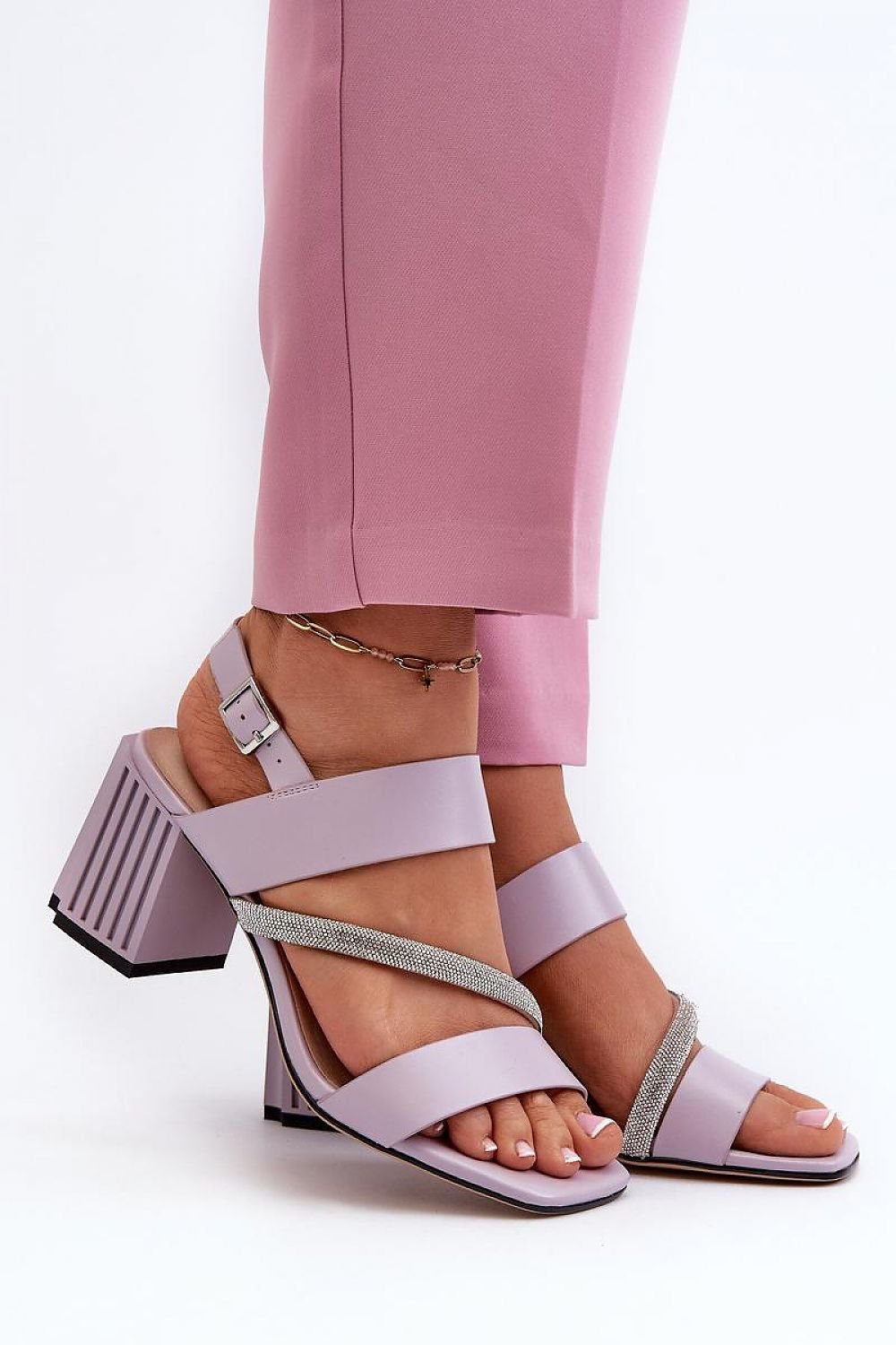 Heel sandals model 196644